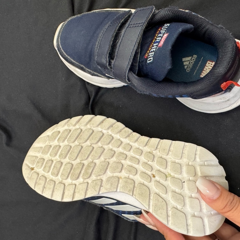 Marvel Spider-Man Kids' Sneakers - Navy and White - Picture 4 of 6